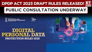 Draft Rules Of DPDP Act Released For Public Consultation & Feedback | Data Protection |Business News