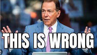 Nick Saban with BOMBSHELL TRUTH on why Alabama did not make it