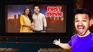 Sanket and Priti’s First Movie! 