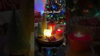 Christmas Tree & Cozy DecorCoffee Table Decorative centrepiece arrangement #christmastree #xmas