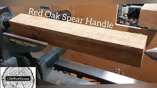 WoodTurning | Red Oak | Spear | Handle