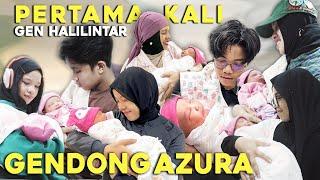 MENGHARUKAN PERTAMA KALI GEN HALILINTAR GENDONG BABY AZURA HUMAIRA NUR ATTA ADEK AMEENA ATTA AUREL..