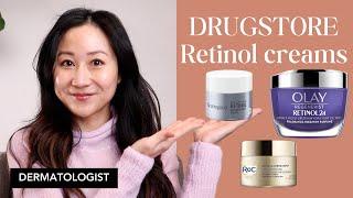 Dermatologist favorite drugstore retinol moisturizers | Dr. Jenny Liu