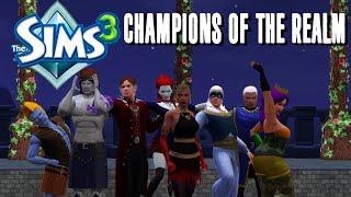 The Entire Lore of Paladins Champions of the Realm, but it's in The Sims 3