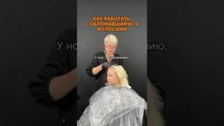  Сложная база для блонда  Этот канал про колористику / Ольга Колесникова #shortsvideo #блонд