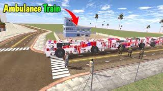 Franklin Made New Ambulance Train ll Indian Bike Driving 3d