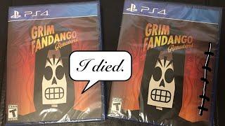 Unboxing PS4 Grim Fandango Remastered 20th Anniversary Collector Edition from iam8bit