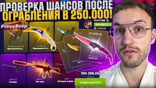 КАКИЕ ШАНСЫ после ОГРАБЛЕНИЯ в 200.000 на FORCEDROP | ФОРС ДРОП! Снова окуп?