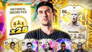 25 x Historical Encore Icon Player Picks on the SAME Account! 