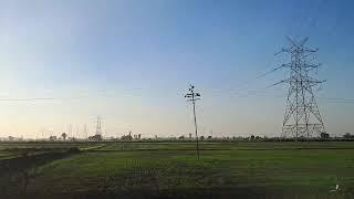 Punjab Doaba Green Fields & Electric Towers 