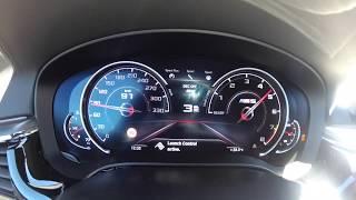 0 to 100 km/h BMW M5 Competition with Launch Control