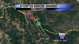 Authorities searching for Trinity County shooting suspect