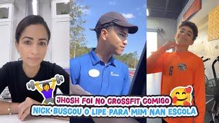 JHOSH FOI NO CROSSFIT COMIGO+NICK BUSCOU O LIPE PARA MIM NA ESCOLA!