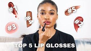 TOP 5 CLEAN BEAUTY LIP GLOSSES | my most used and loved clean beauty lip glosses!