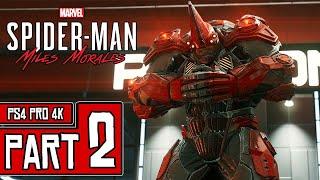 SPIDER-MAN: Miles Morales Walkthrough PART 2 (4K) Full Game Gameplay No Commentary