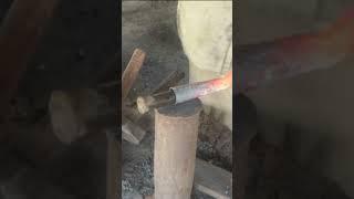 Learn the technique of folding steel knife handle #shorts #short #shortvideo #shortsvideo #diy #how