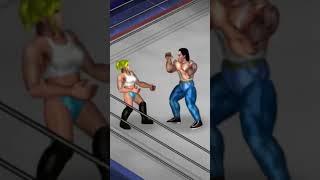 Fire Pro wrestling World - Billy Coen from Resident Evil 0 vs Rachel using belly punches