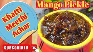 Delicious Tangy Sweet Raw Mango Pickle Recipe:- Simple Steps..