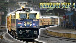 The MOST BEAUTIFUL WAP 4 !! "SHATABDI" Livery brings back Nostalgic Memories | Indian Railways