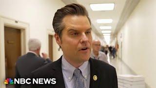 Speaker Johnson will ‘strongly request’ Ethics Committee withhold report on Matt Gaetz