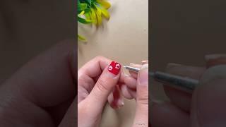 ️Easy floral heart nail art design #youtubeshorts #nailart2024 #thebeautyallure