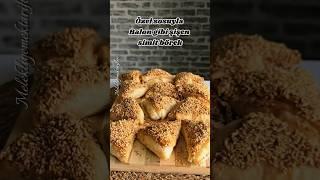 Sırrı sosunda balon gibi şişen simit börek #simitbörek #börek #nefis #yemek
