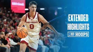 Merrimack at Rutgers | Extended Highlights | Big Ten Men's Basketball | 11/20/2024