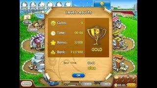 Farm Frenzy Pizza Party only GOLD German Street 2 (level 71) Веселая ферма Печем пиццу Немецкая 2