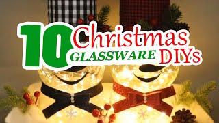 10 Ways to Decorate For Christmas Using Glass - Christmas glass ideas