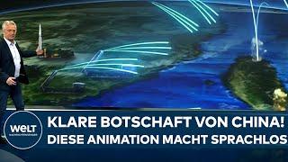 ANGRIFF AUF TAIWAN GEPROBT: Die klare Botschaft von China! Diese Animation macht sprachlos