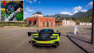 𝐑𝐞𝐚𝐥𝐢𝐬𝐭𝐢𝐜 driving with Aston Martin VULCAN AMR PRO - Forza Horizon 5 | Logitech G920