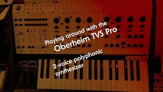 Playing around on the Oberheim TVS Pro synthesizer pt. 1