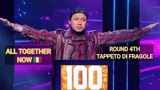 EKI - ROUND 4TH ALL TOGETHER NOW ITALIA FULL PERFORMANCE (SUBTITLE INDONESIA) TAPPETO DI FRAGOLE