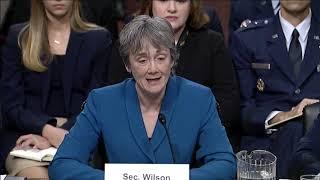 SASC Chairman Inhofe Questions Witnesses at SASC Air Force Hearing