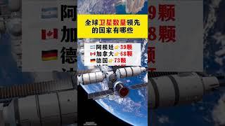 全球衛星數量領先的國家有哪些？ #生活小常識 #厲害了我的國 #為祖國點讚 #科普一下 #我要上