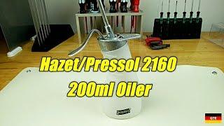 German Tool Reviews:  Hazet/Pressol 2160 Oiler