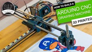 Super Easy 3D Printed Arduino CNC Drawing Machine | GRBL Plotter Elegoo