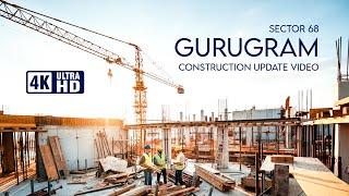 Real Estate Construction Update Videos|M3M India|M3M Flora 68|Gurugram Construction Update 4K videos