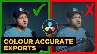 Colour Accurate Exports from Davinci Resolve for Quicktime and YouTube Players