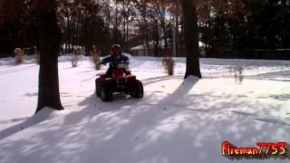 Playing in a Foot of Snow in Missouri