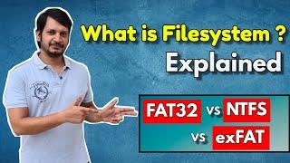 What is Filesystem? Fat32 vs NTFS vs exFAT || Explained !!