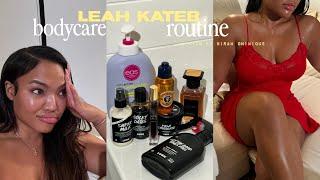 I tried Leah Katebs body care routine ..WTF IS THIS?!? | shower routine | vanilla scented body care