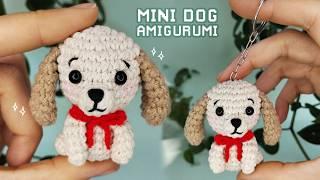 Mini Crochet Dog  | Minigurumis Collection | Amigurumi Puppy Free Pattern Step-by-Step