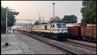 22308 Bikaner Howrah Special Superfast Express crossing Subedarganj