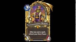 Time is money, friend! - Auctionmaster Beardo - Hearthstone