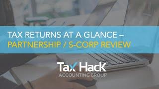 The Pro Guide to Reviewing Partnership & S Corp Tax Returns
