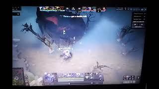 Enigma Pulling Roshan Out of Pit with Black Hole + Aghanim's Shard