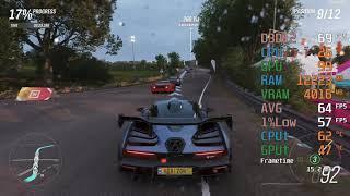 AMD Radeon RX 570 -- AMD Ryzen 5 5600G -- Forza Horizon 4 Benchmark