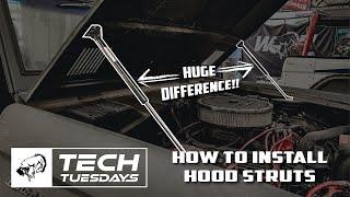 Tech Tuesday: How to Install Hood Struts on a Steel Hood