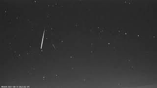 Timelapse of the Perseids Meteor Shower from Belgium